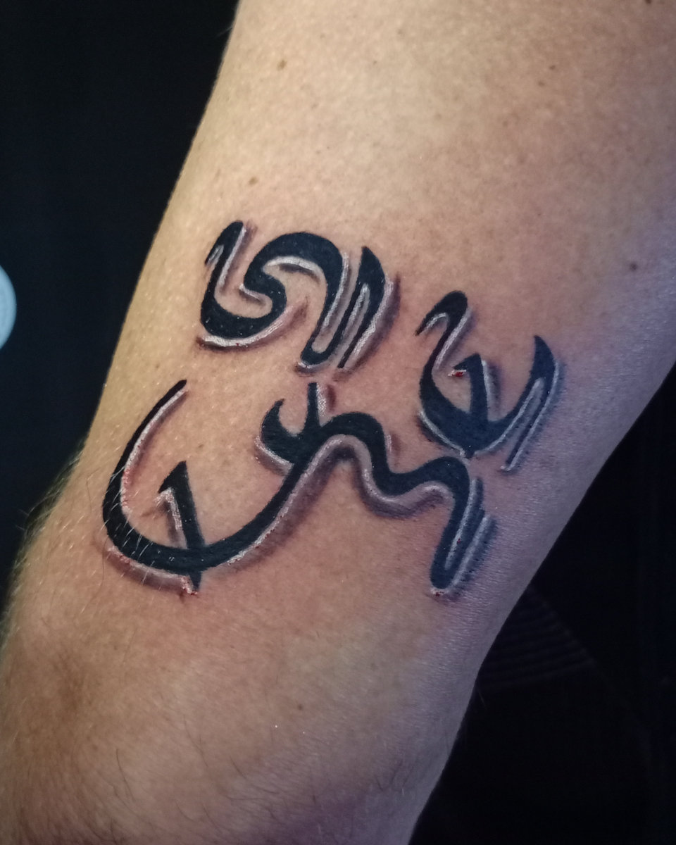 Anahata Ink Tattoo Kuta Bali - Aksara Bali, Balinese Writring of Love