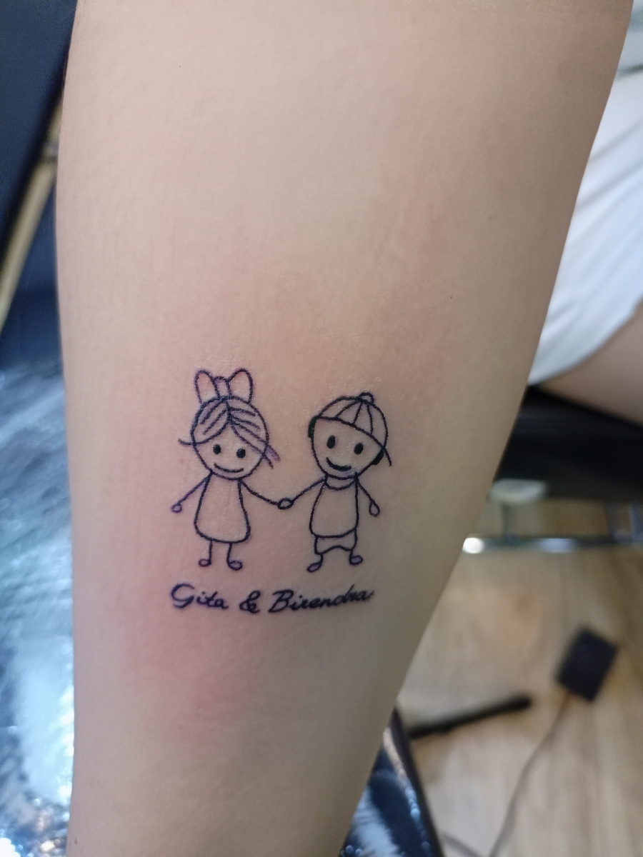Anahata Ink Tattoo Kuta Bali - Small fineline tattoo