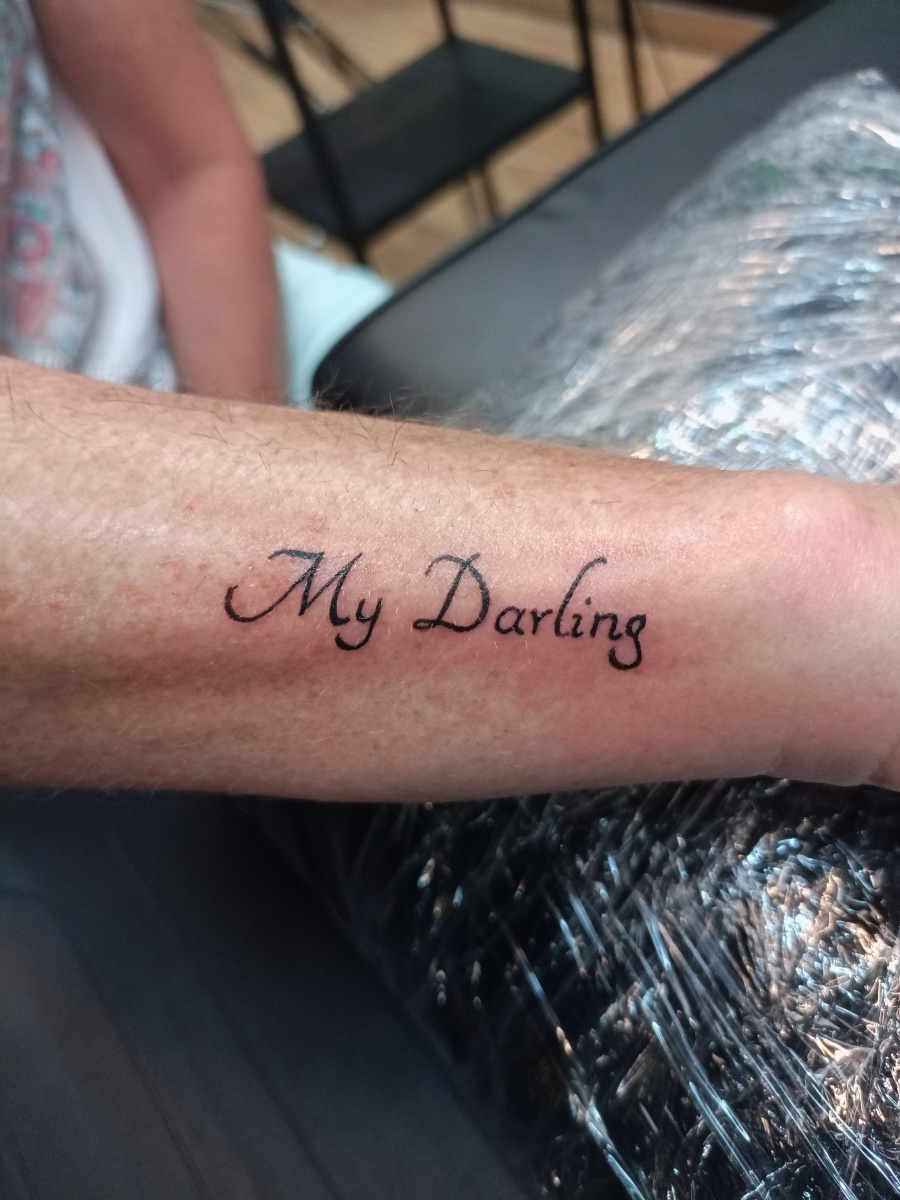 Anahata Ink Tattoo Kuta Bali - Small Lettering of Writing Tattoo