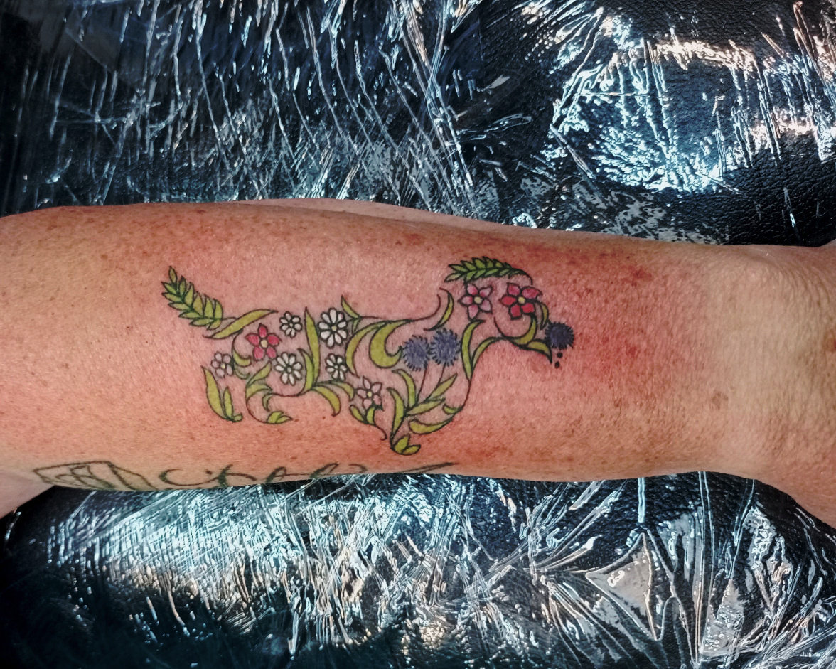 Anahata Ink Tattoo Kuta Bali - Flower Dog Tattoo