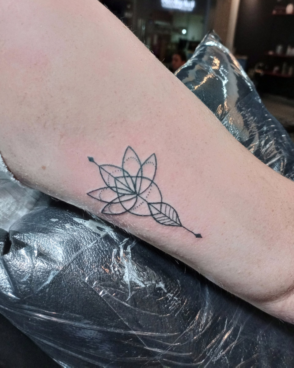 Anahata Ink Tattoo Kuta Bali - Small Hand Tattoo with Mandala Design